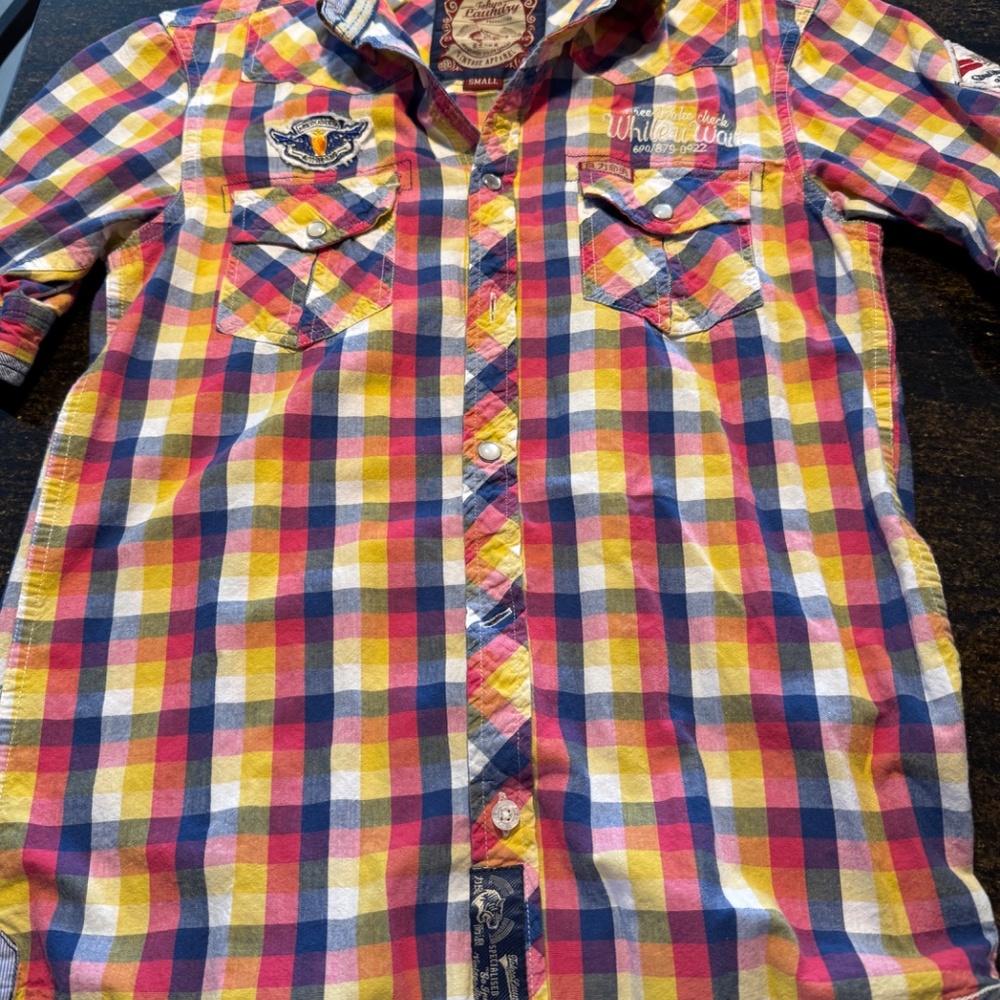 Plaid Tokyo Laundry shirt - Picture 3 of 4